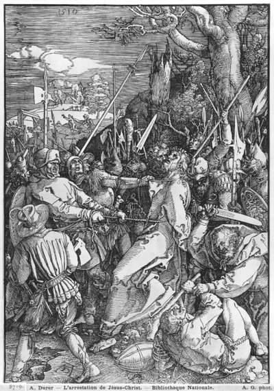 El arresto de Jesucristo, 1510 de Albrecht Dürer